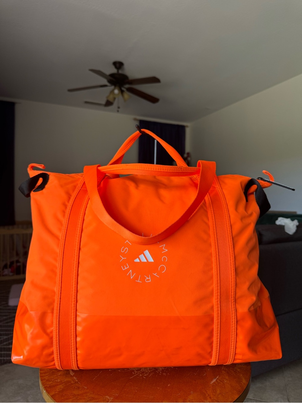 adidas Orange Sport Tote Bag